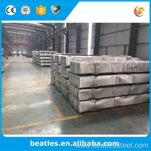 Hot dipped zinc galvanized flat iron steel sheet